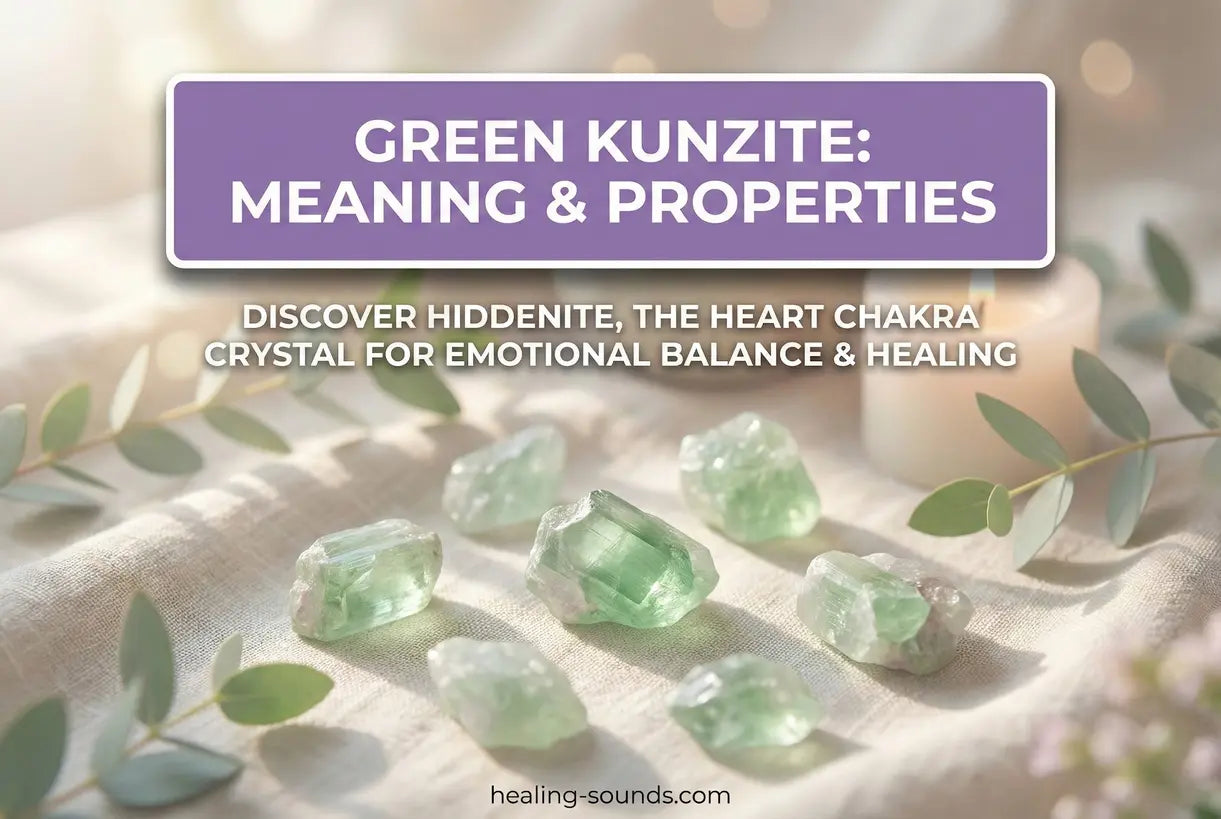 Green Kunzite (Hiddenite): Meaning, Properties \u0026 Healing Uses, image size:1221x819