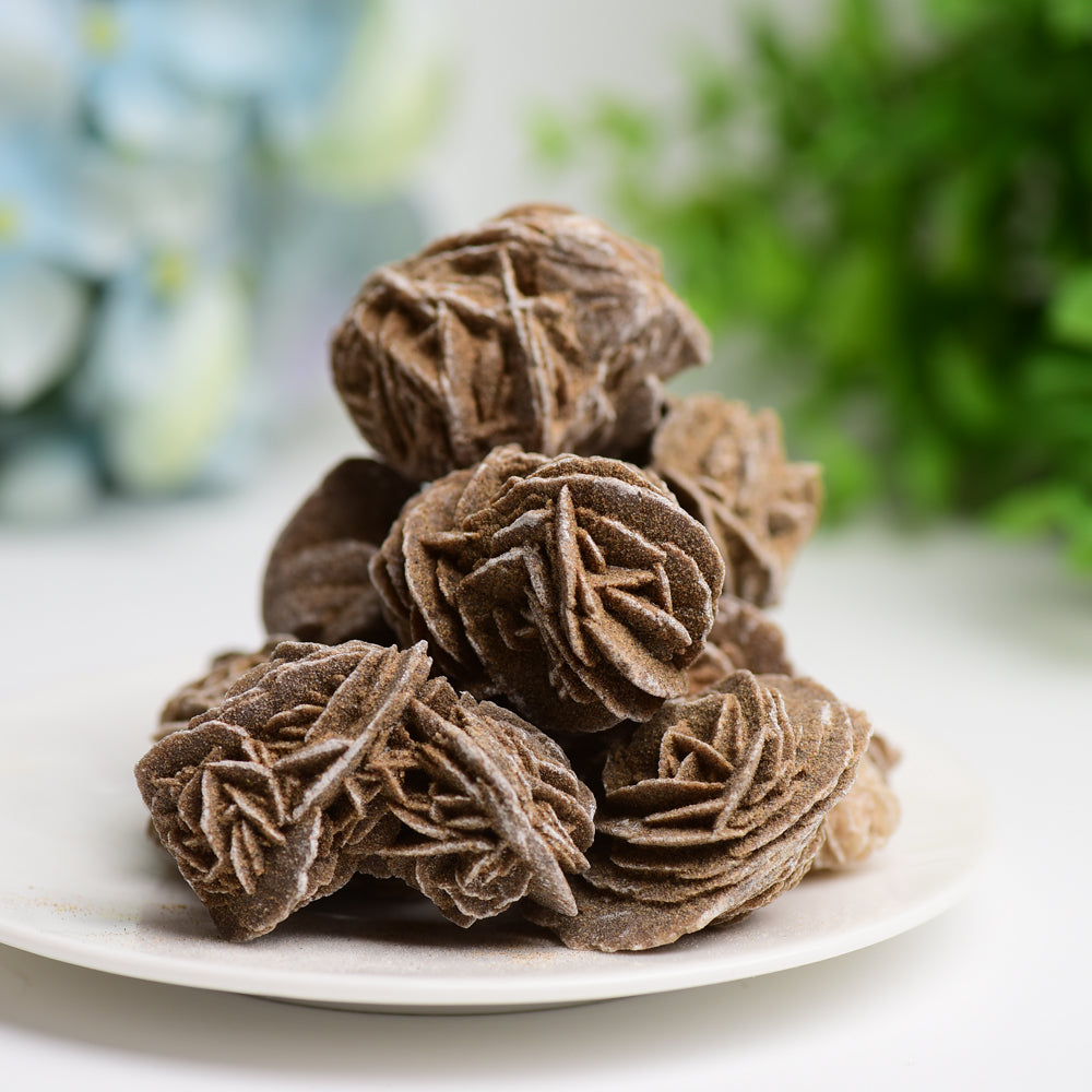 0,25 kg de cristal brut de rose du désert pour la guérison