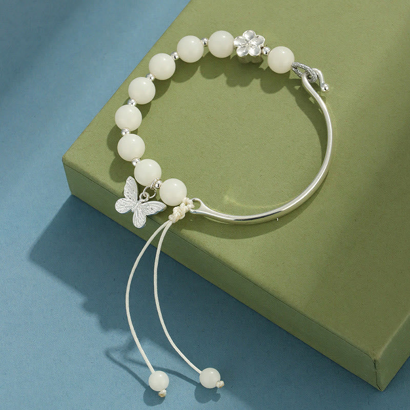 Bracelet Bodhi Seed Lotus 8 mm pour la chance et la richesse