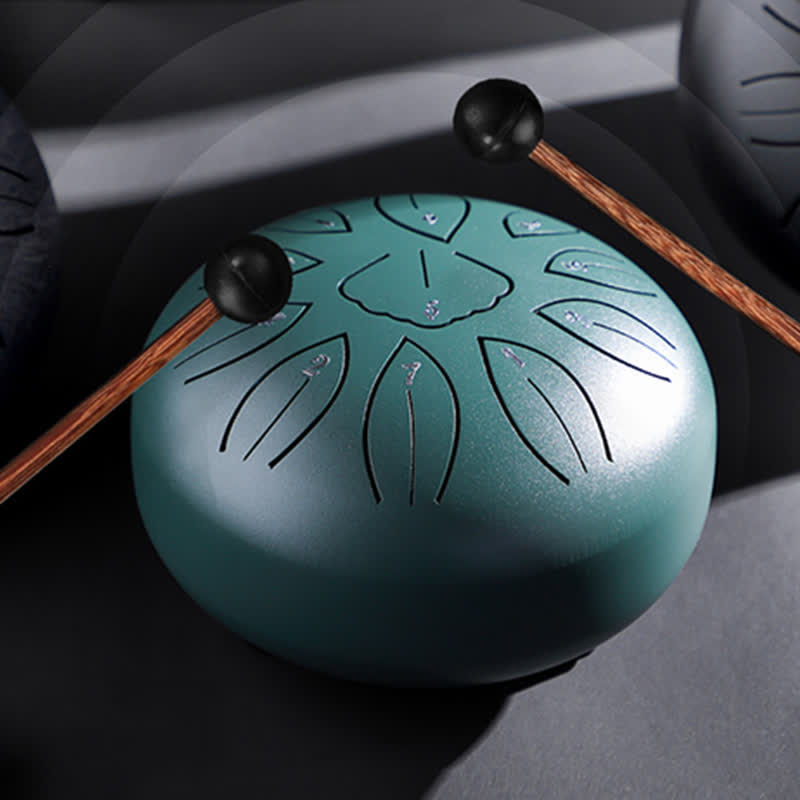 Kit de batterie en acier de 16 cm pour la méditation et le soulagement du stress