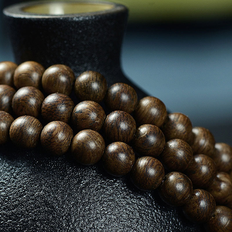 108 Beads Agarwood Strength Meditation Dragon Bracelet