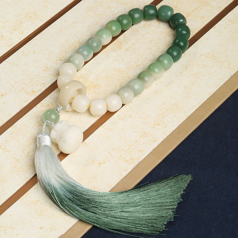 Bracelet Mala Bodhi Seed Lotus Sagesse 12 mm