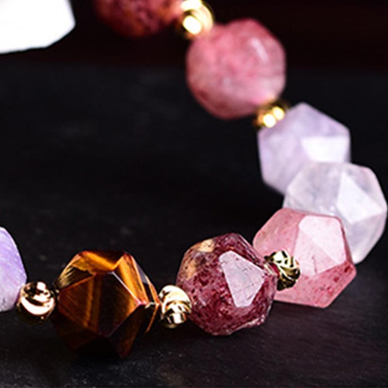 Bracelet Feng Shui Pi Xiu Pixiu en améthyste de 10 mm pour la chance