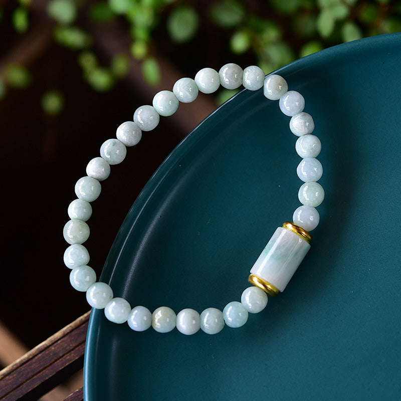 Bracelet de chance et de prospérité en jade naturel pour l'abondance