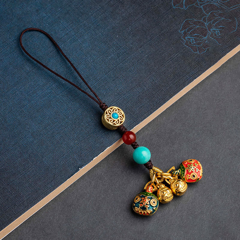 Porte-clés porte-bonheur de la famille des bêtes avaleuses d'or pour la richesse spirituelle