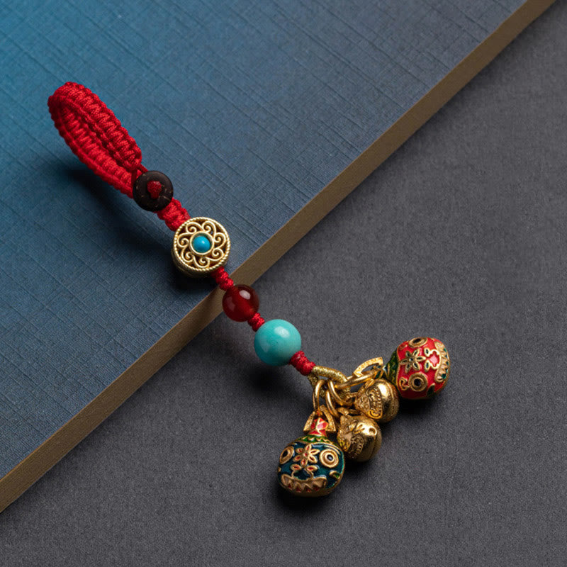 Porte-clés porte-bonheur de la famille des bêtes avaleuses d'or pour la richesse spirituelle