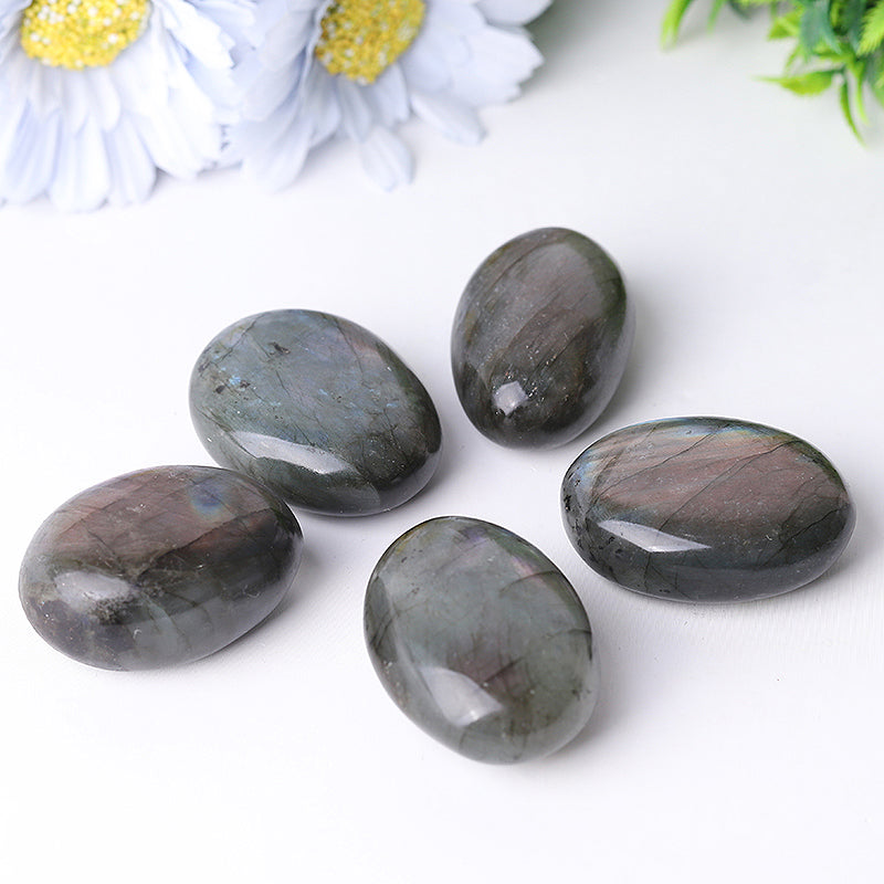 Pierres roulées en labradorite de 1,5 à 2 pouces pour la guérison