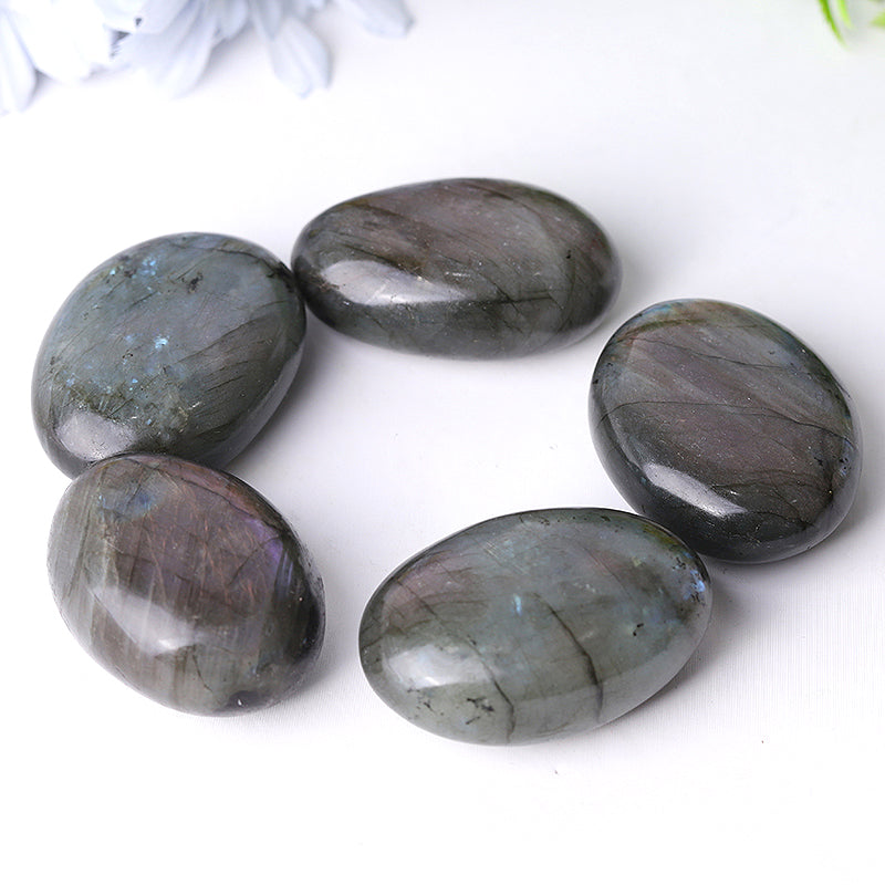 Pierres roulées en labradorite de 1,5 à 2 pouces pour la guérison
