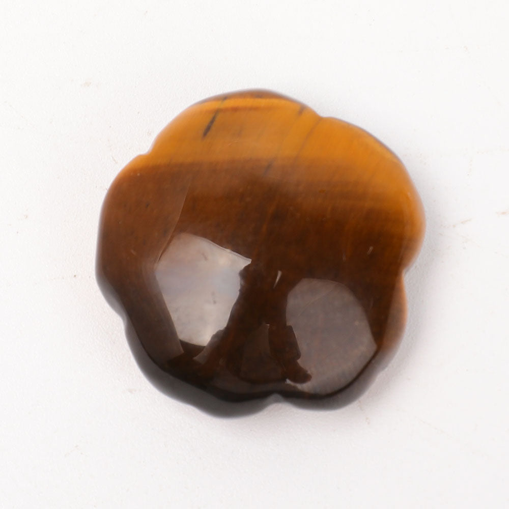 1.5-inch Tiger Eye Rose Pendant for Spiritual Protection