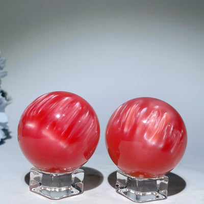 Sphère de cristal en résine réactive UV de 1,9 pouce pour l'énergie de guérison