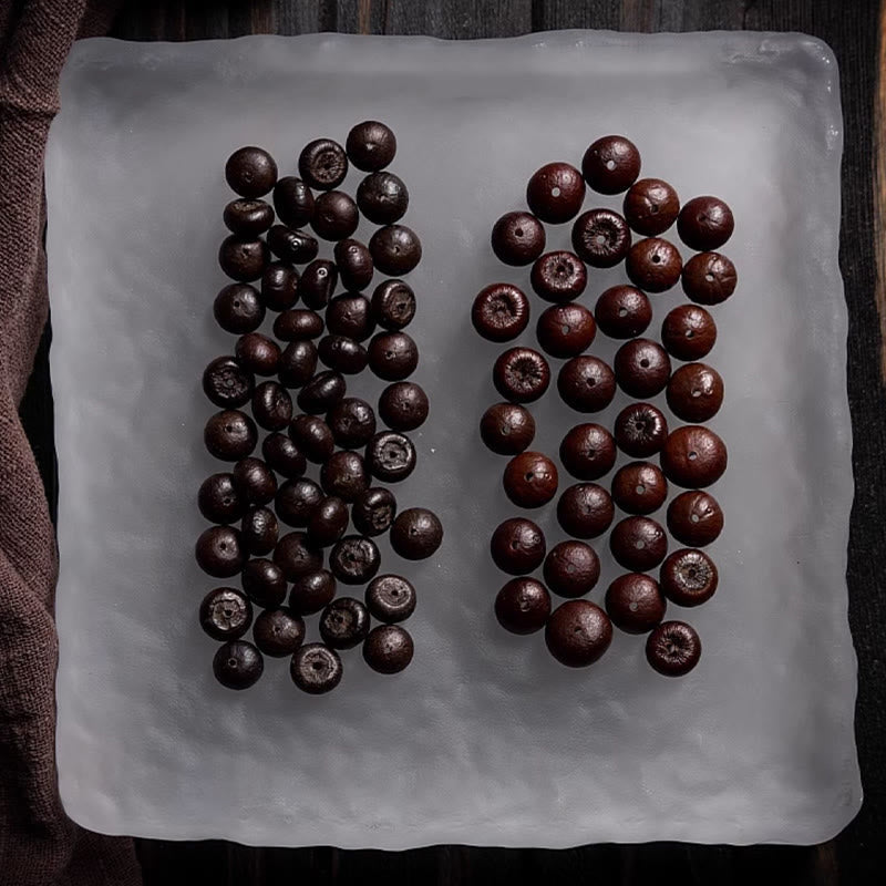 Bracelet Mala Bodhi Seed 108 perles avec protection en jade cyan Hetian