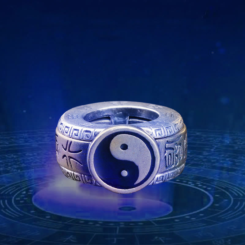Bracelet de force Yin Yang en obsidienne noire de 10 mm