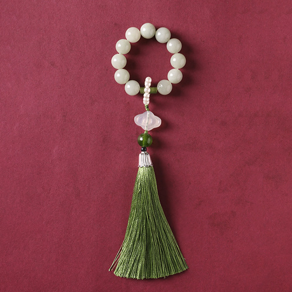Bracelet Mala de Prospérité en Jade de 10 mm pour l'Abondance