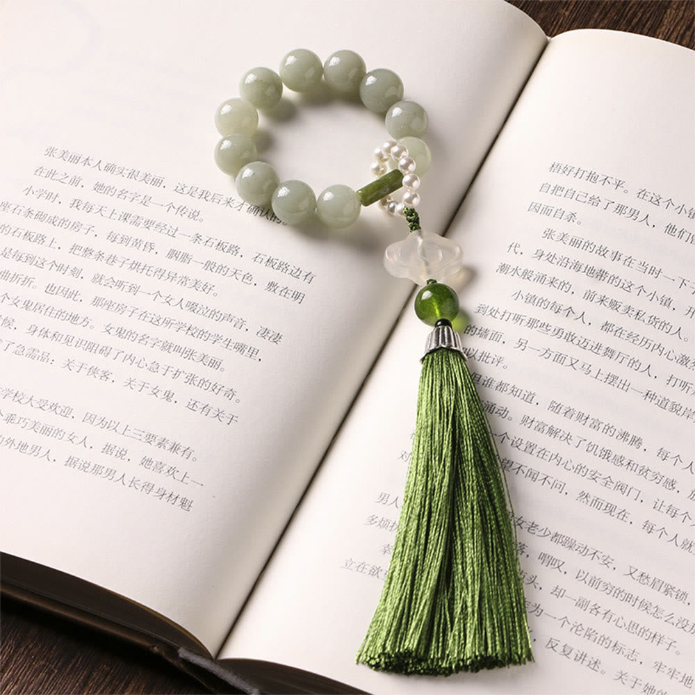 Bracelet Mala de Prospérité en Jade de 10 mm pour l'Abondance