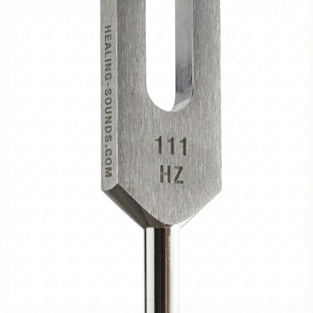 Ensemble de diapasons à résonance longue avec étui et percuteur, thérapie sonore