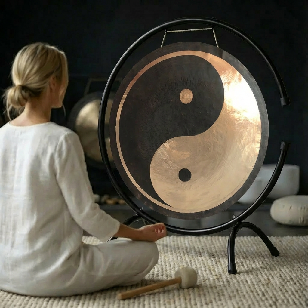 Gong Yin Yang de 12 à 48 pouces pour les pratiques de bain sonore