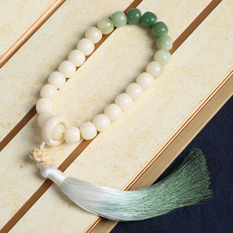 Bracelet Mala Bodhi Seed Lotus Sagesse 12 mm