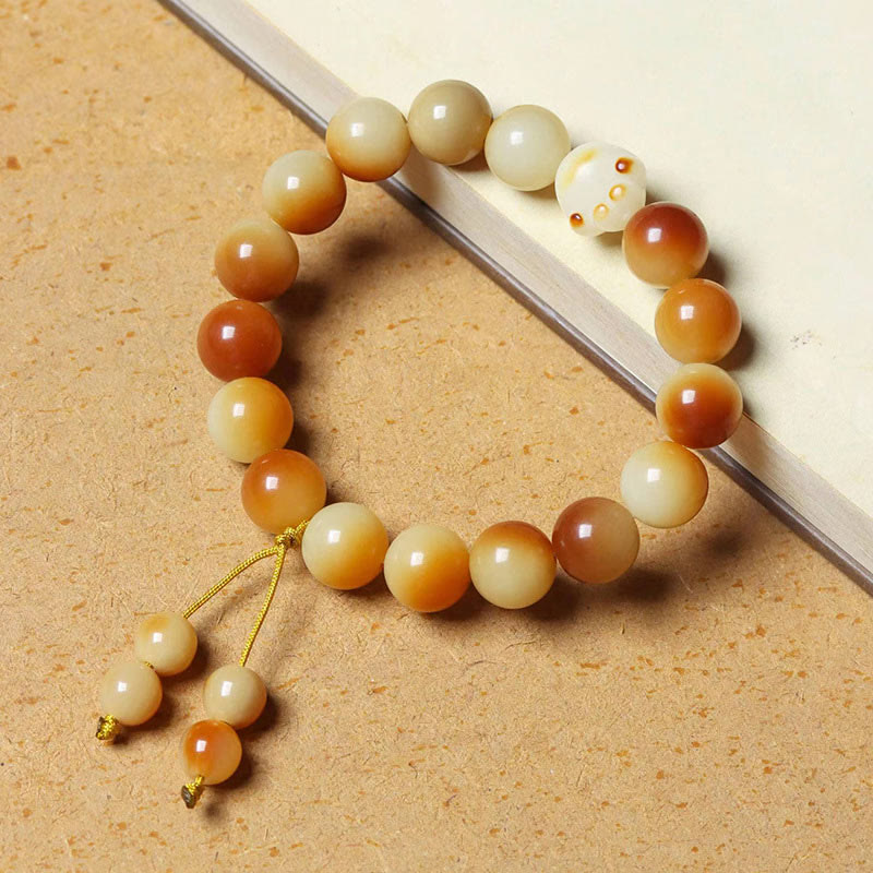 Bracelet spirituel Bodhi Seed 12 mm pour la paix et la sagesse