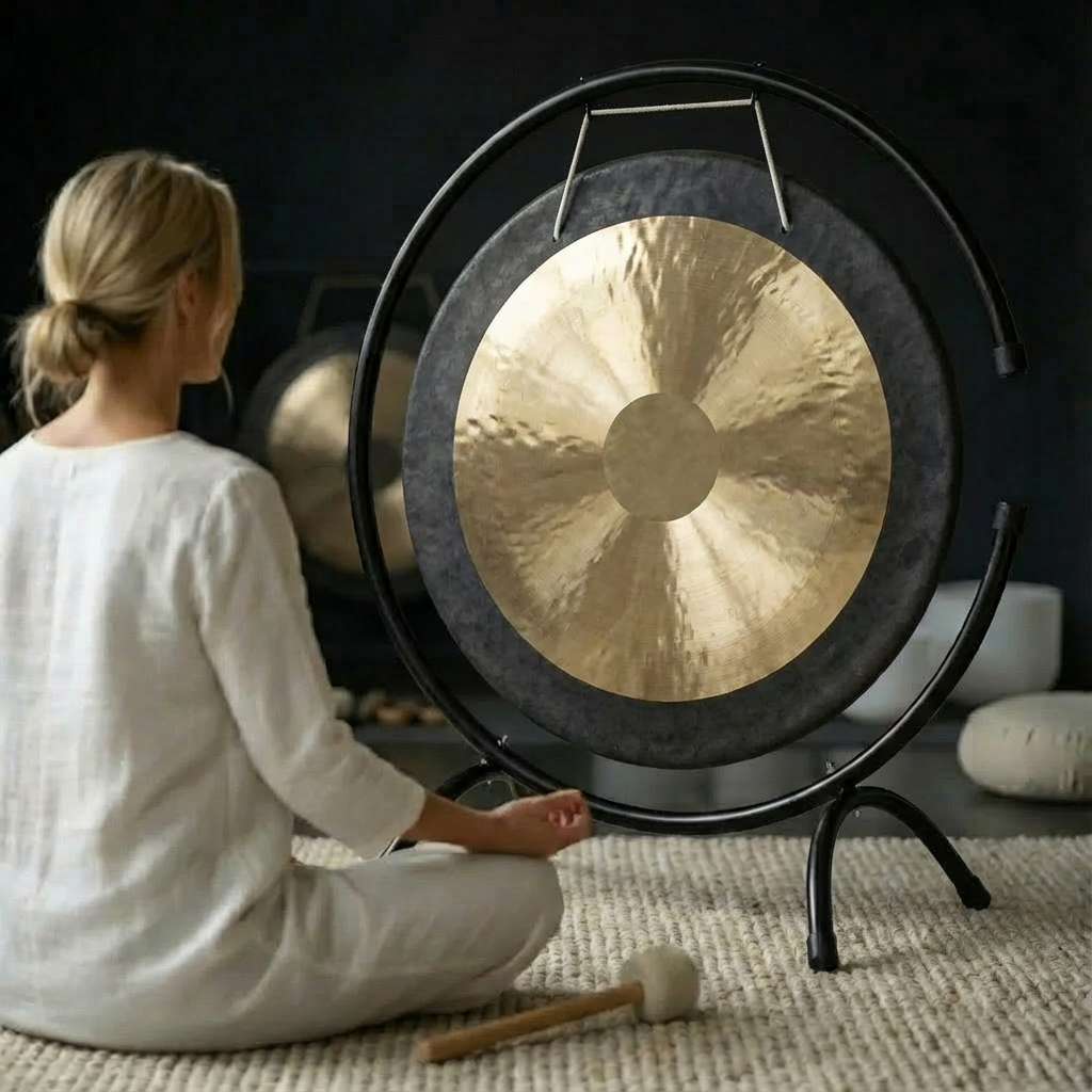 Gong à ondes profondes de 14 à 52 pouces pour la méditation