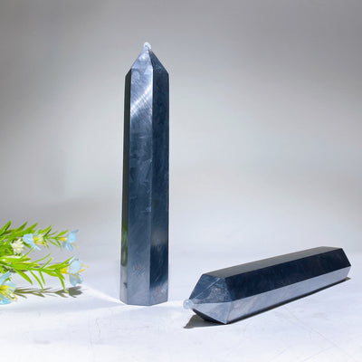 Cristal tour térahertz de 15 cm pour l'équilibre énergétique de guérison