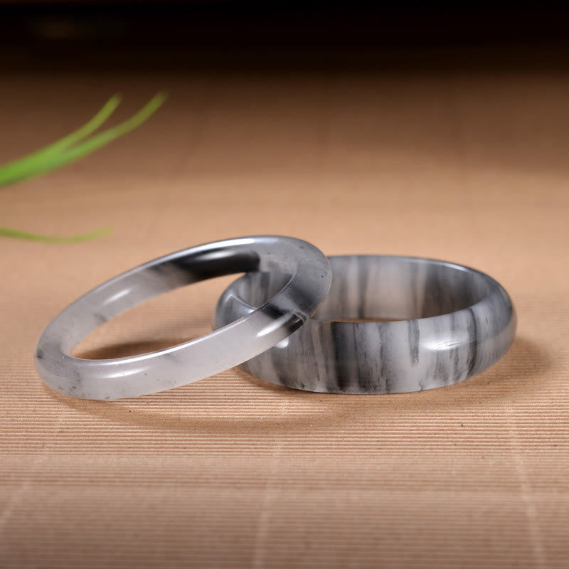Bracelet de richesse en jade doré de 15 mm pour la chance et la protection
