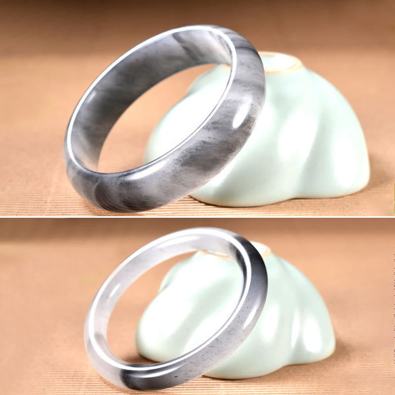 Bracelet de richesse en jade doré de 15 mm pour la chance et la protection
