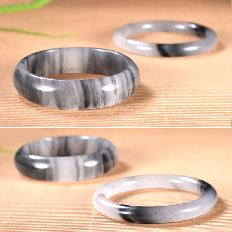 Bracelet de richesse en jade doré de 15 mm pour la chance et la protection