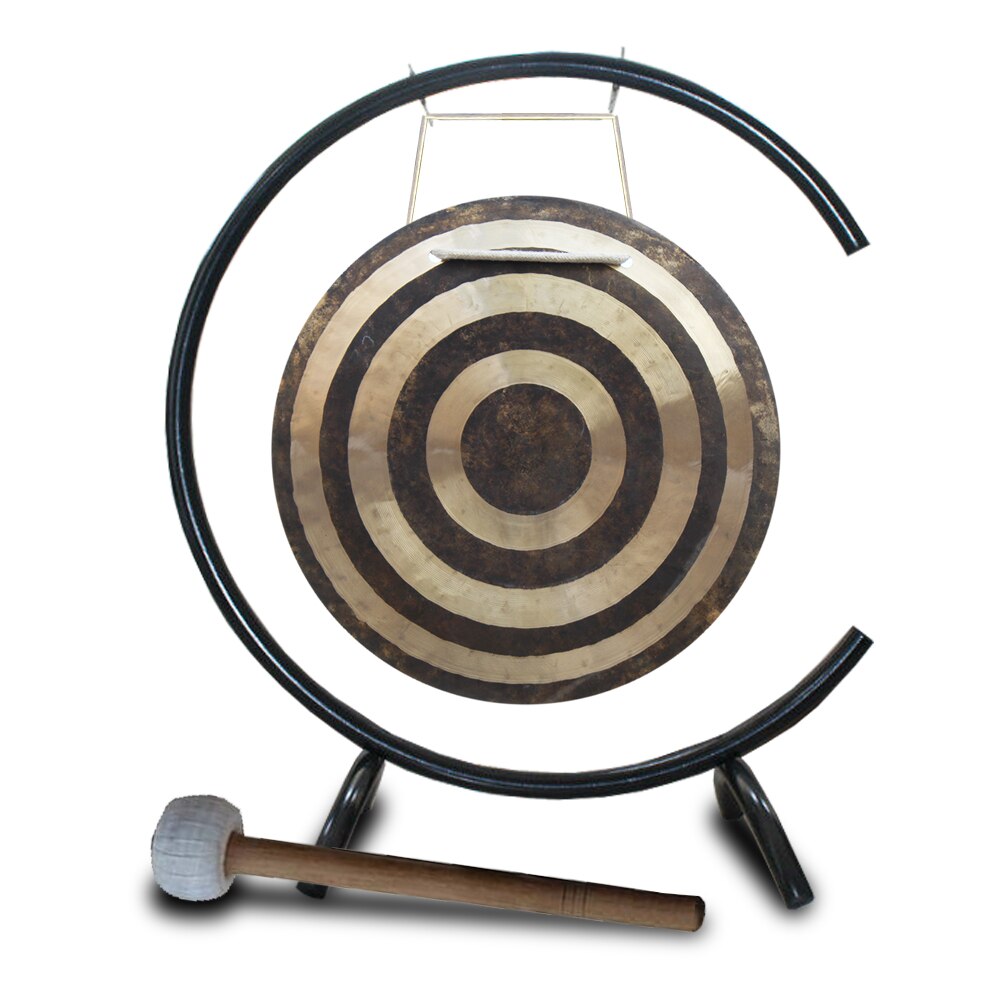 16 Inch Wind Gong with C-Type Stand and Wooden Mallet for Meditation Sessions