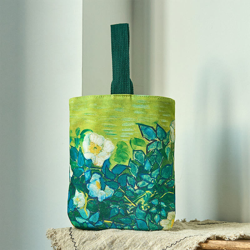 Sac à main en toile Wild Rose | Inspiré par les bijoux spirituels