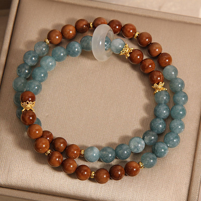 Bracelet de richesse et de chance en jade Kuka de 8 mm