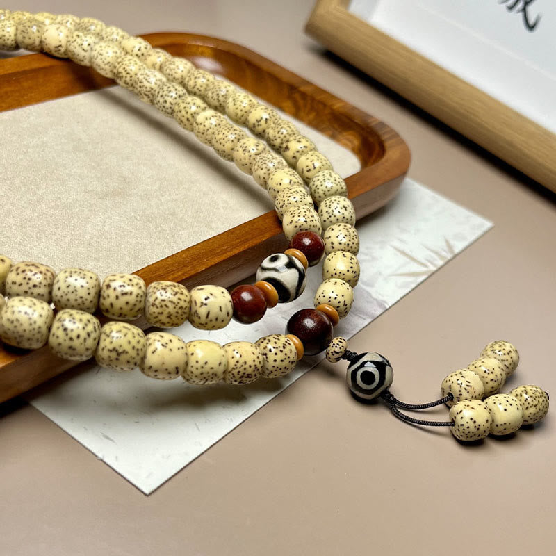 108 Beads Bodhi Seed Mala Bracelet for Spiritual Protection
