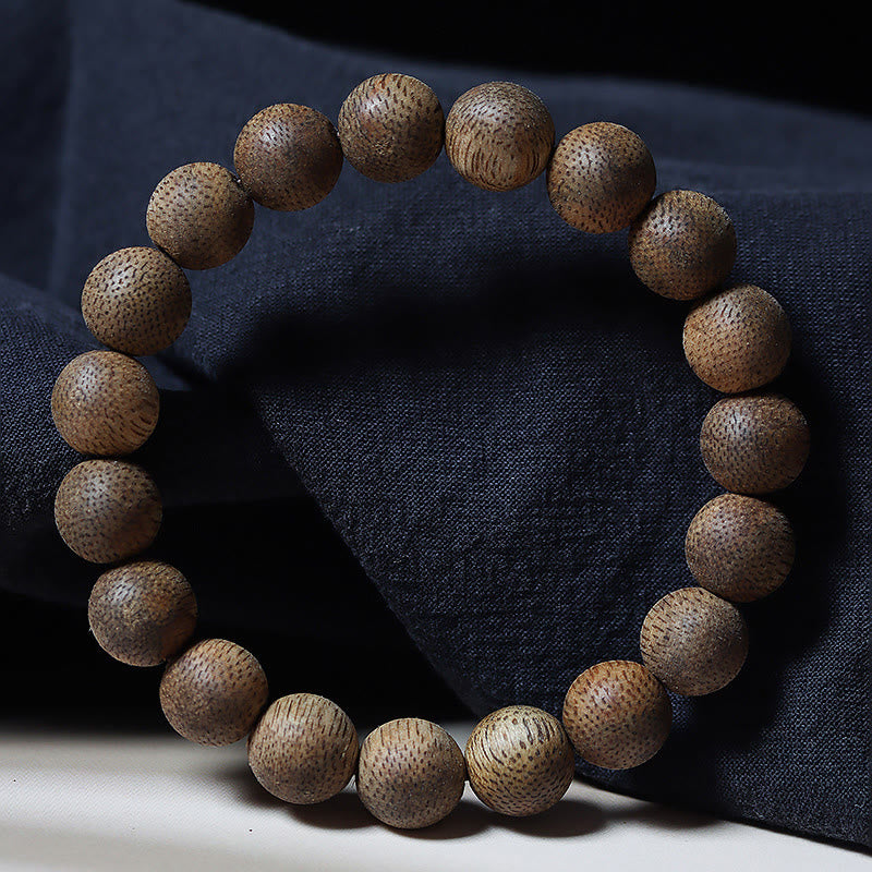 Natural Brunei Texture Agarwood Strength Bracelet 12mm