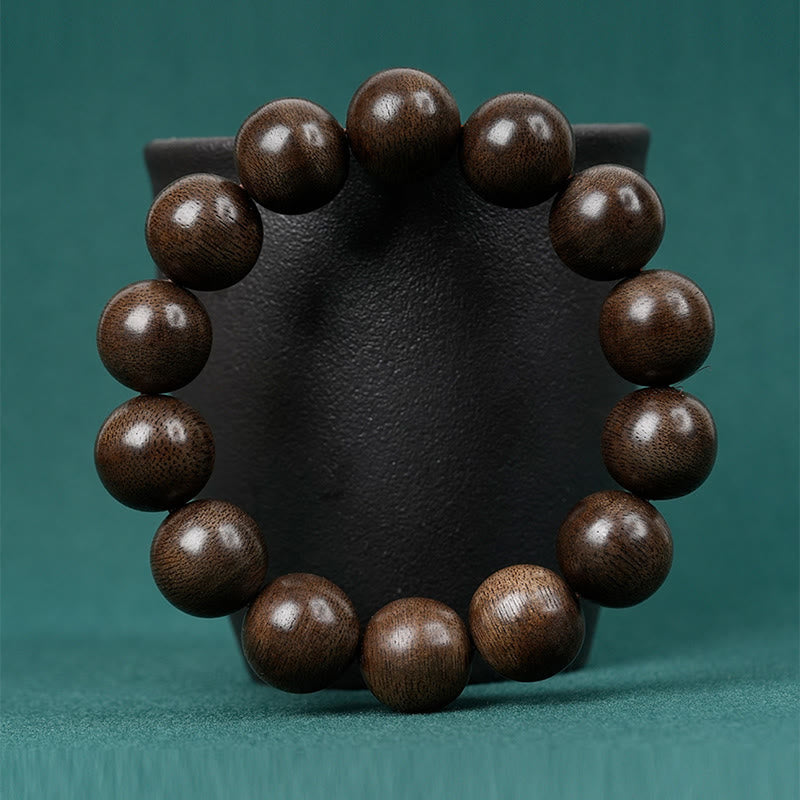 8mm Agarwood Peace Bracelet for Meditation and Balance