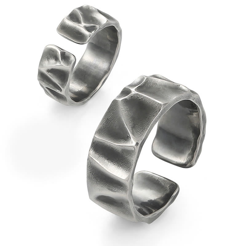 Bague de protection spirituelle réglable en argent sterling