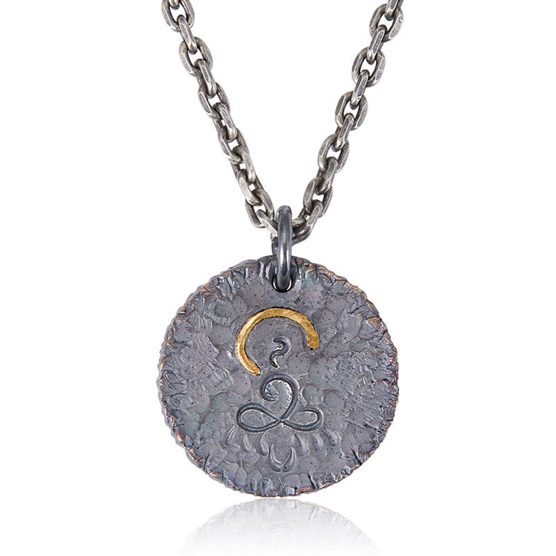 Collier Bouddha en argent sterling 999 avec pendentif lotus pour la paix intérieure