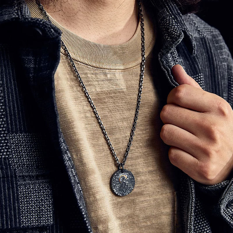 Collier Bouddha en argent sterling 999 avec pendentif lotus pour la paix intérieure