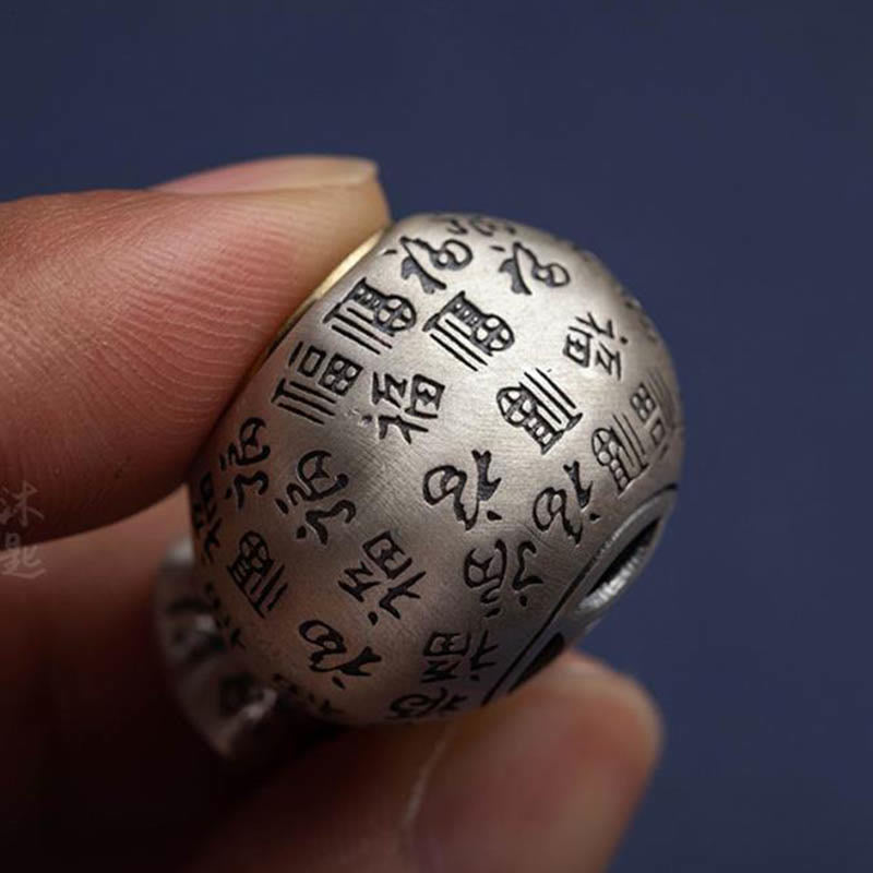 Porte-clés sac d'argent Fu Character pour la fortune et la richesse quotidiennes