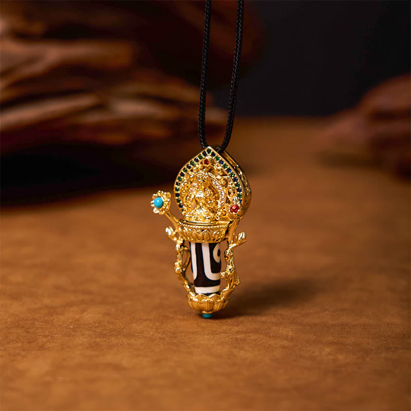 Collier de compassion en perles Manjusri Bodhisattva Dzi