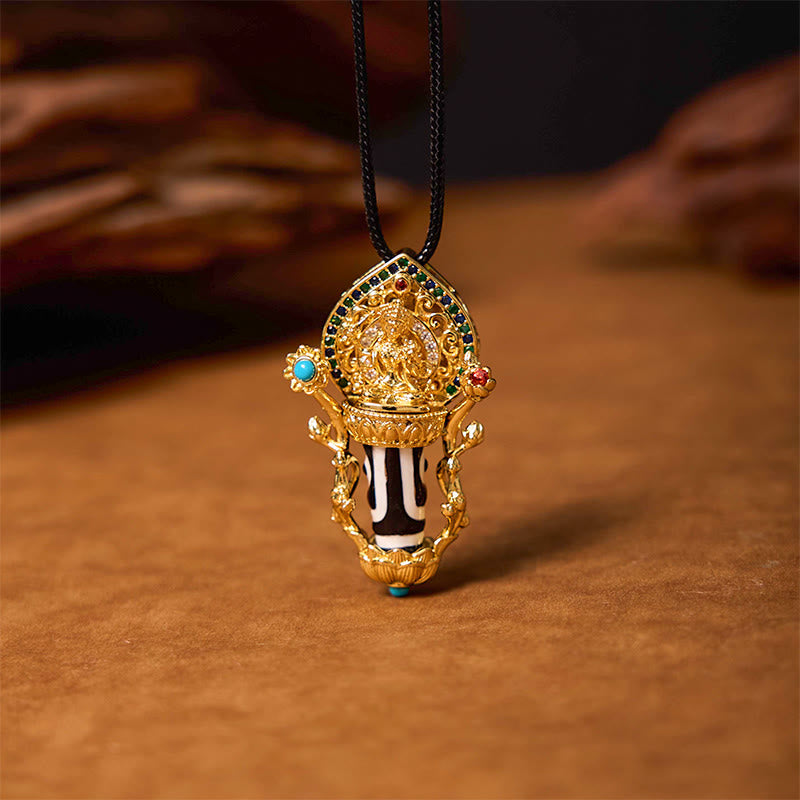 Collier de compassion en perles Manjusri Bodhisattva Dzi