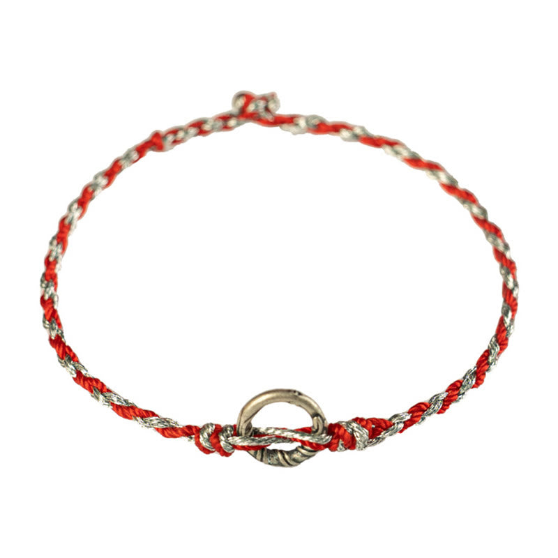 Bracelet de protection spirituelle en argent sterling et tourmaline