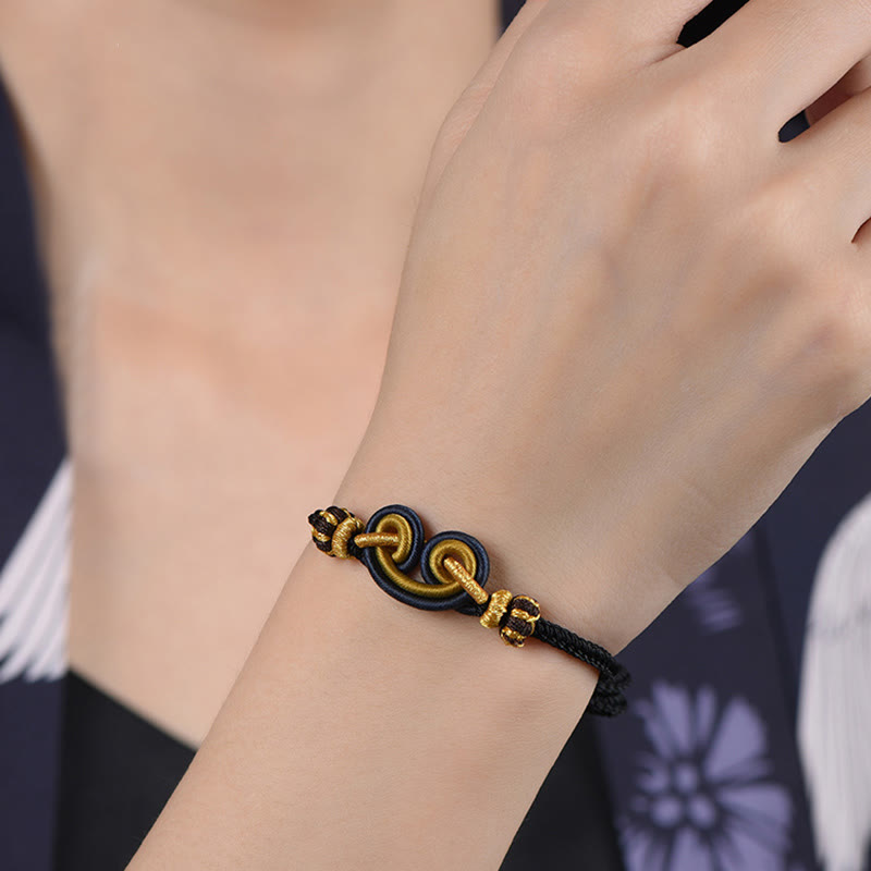 Bracelet tressé Wukong Knot pour la protection et la force spirituelle