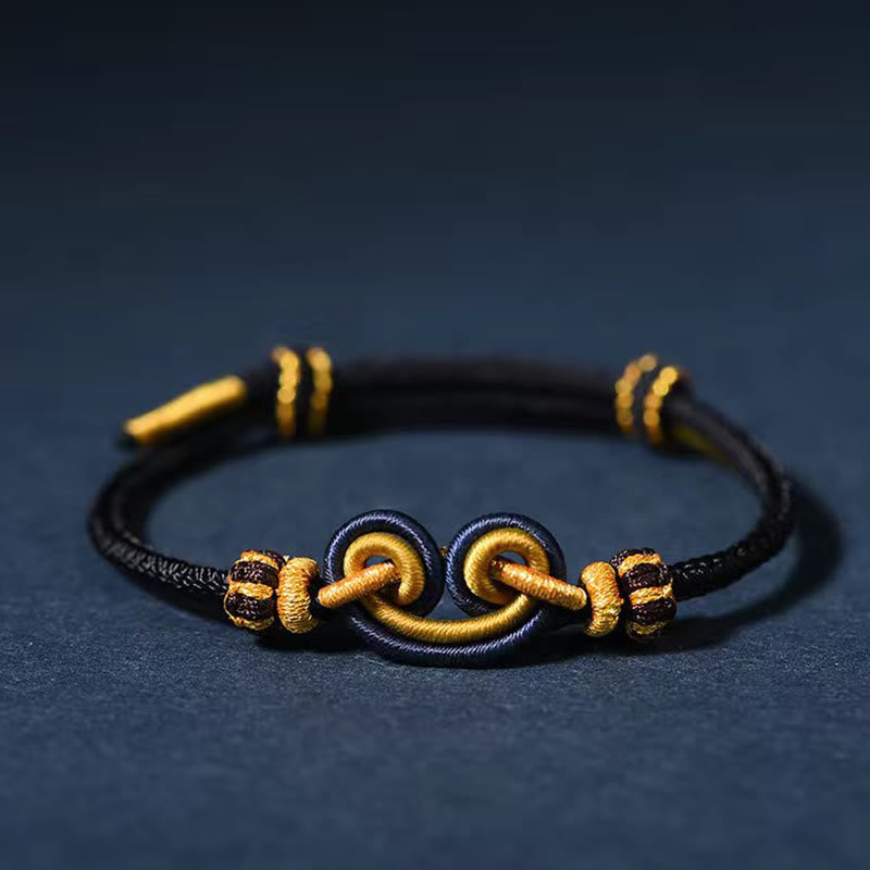 Bracelet tressé Wukong Knot pour la protection et la force spirituelle