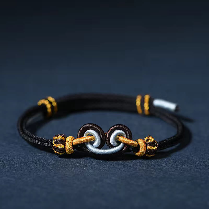 Bracelet tressé Wukong Knot pour la protection et la force spirituelle