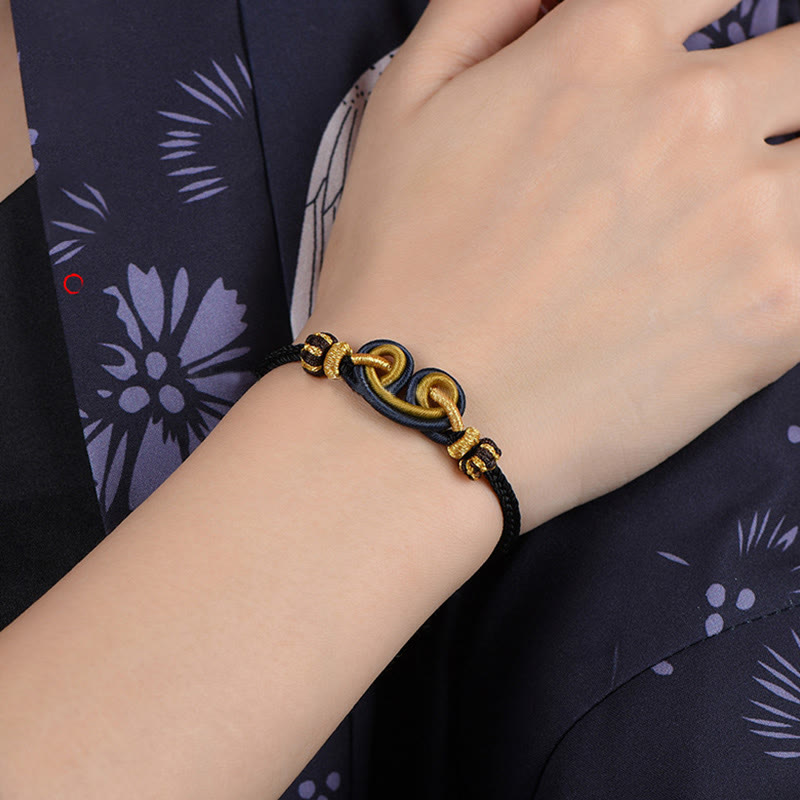 Bracelet tressé Wukong Knot pour la protection et la force spirituelle