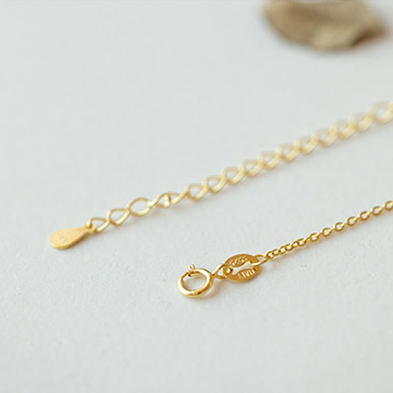 Collier boucle de paix en jade Hetian en argent sterling et or