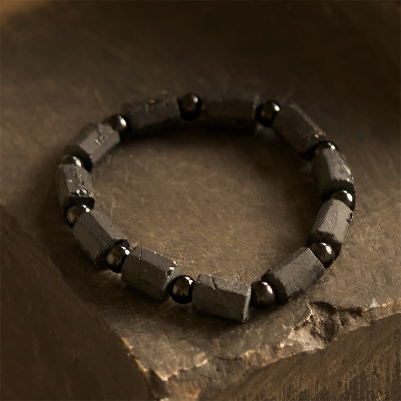Bracelet de sagesse spirituelle en tourmaline noire pour la protection