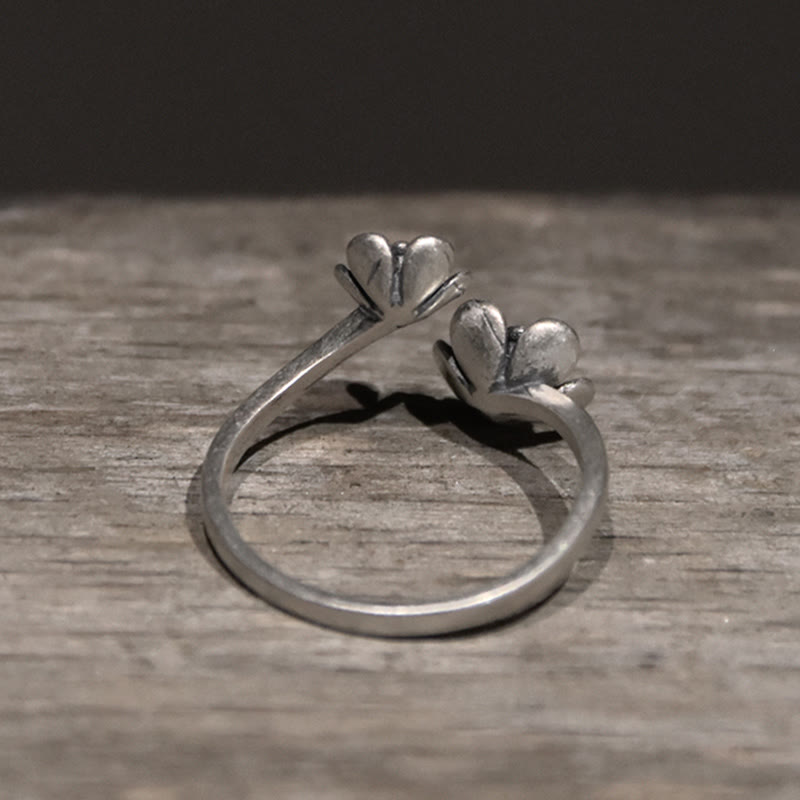 Bague Fleur Spirituelle en Argent Sterling 925