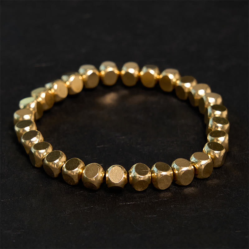 Bracelet de guérison porte-bonheur en cuivre 6 mm
