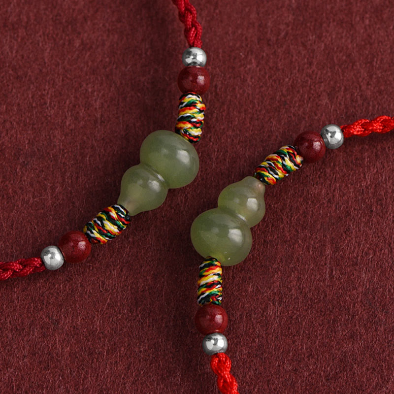 Bracelet de protection en gourde de jade Hetian pour adultes