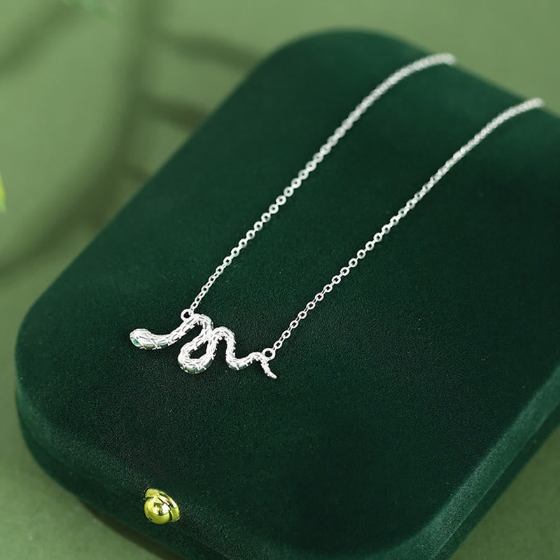 925 Sterling Silver Year of the Snake Jewelry Set for Calm & Balance